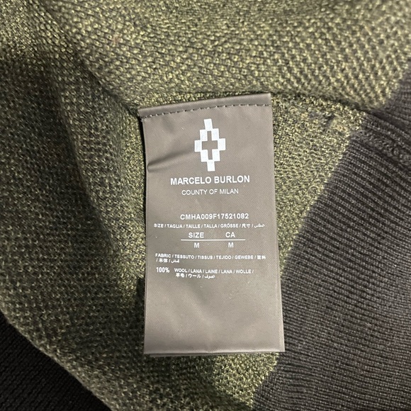 Marcelo Burlon County Of Milan Men Wool Tiger Sweater - Picture 6 of 8